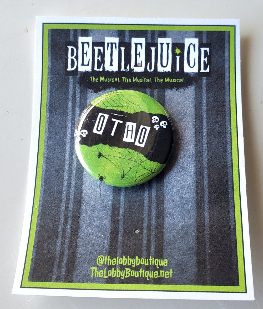 BEETLEJUICE "OTHO" Metal Pinback Button