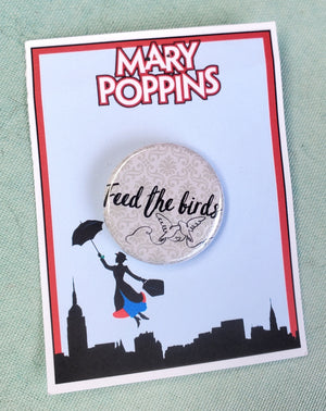 MARY POPPINS "George Banks" Metall Button MARY POPPINS "George Banks" Metall Button