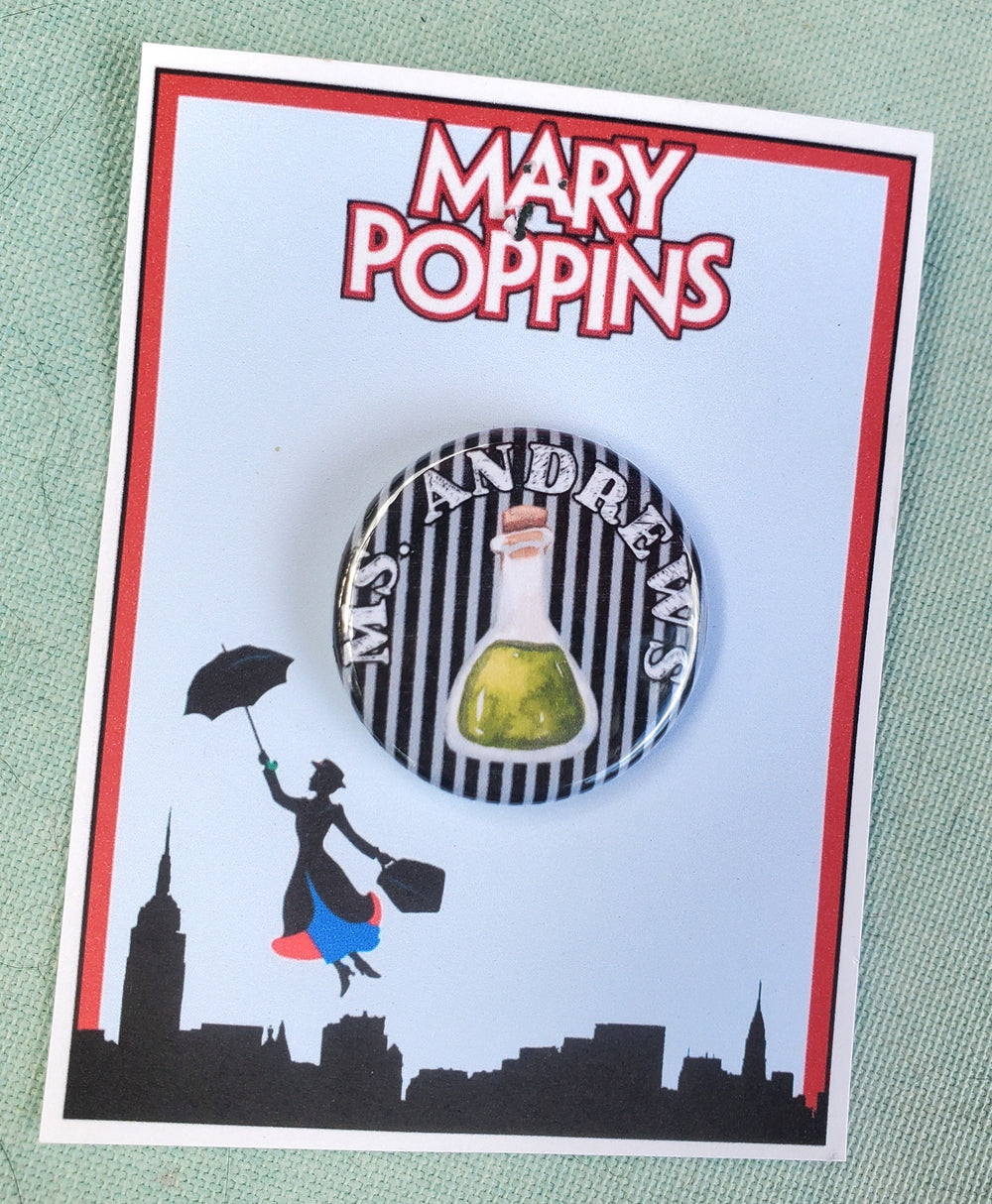 MARY POPPINS "George Banks" Metall Button