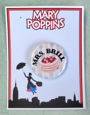 MARY POPPINS "George Banks" Metall Button MARY POPPINS "George Banks" Metall Button