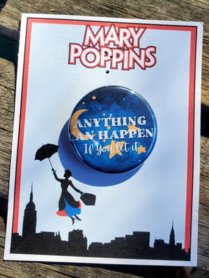MARY POPPINS "George Banks" Metall Button MARY POPPINS "George Banks" Metall Button