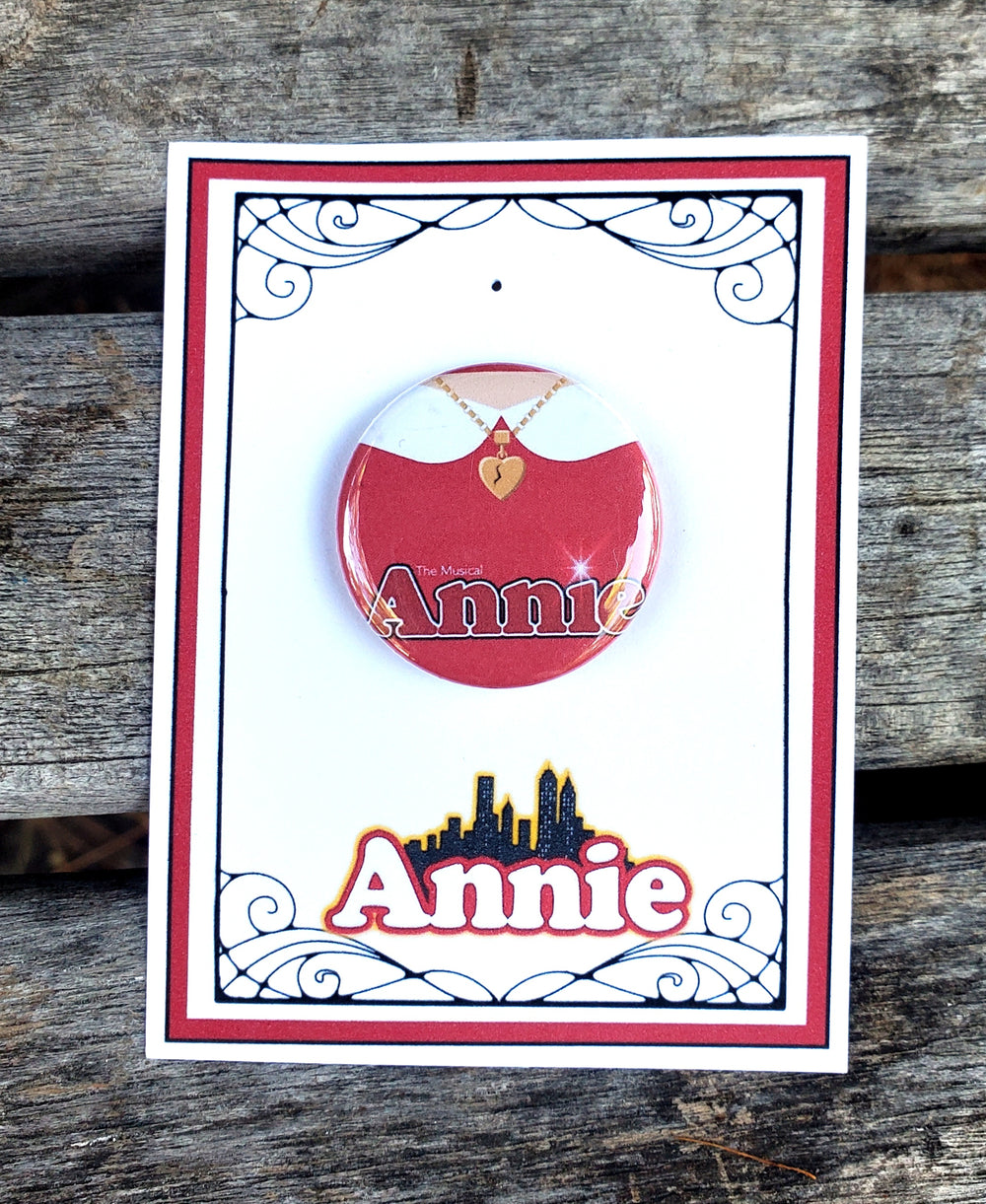 ANNIE "Show Logo" Metal Pinback Button