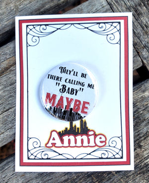 MARY POPPINS "George Banks" Metall Button MARY POPPINS "George Banks" Metall Button