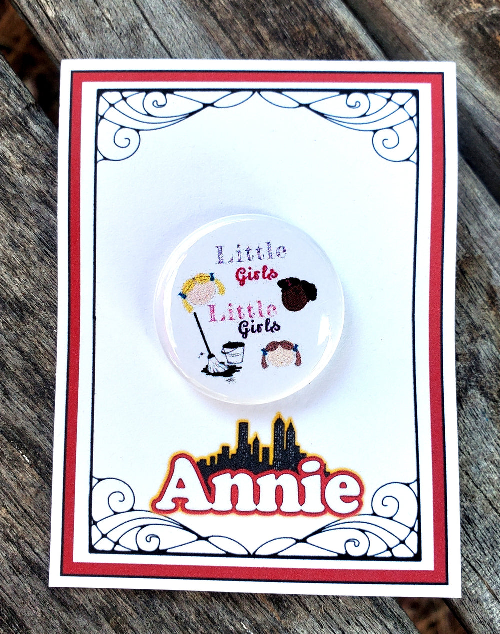 MARY POPPINS "George Banks" Metall Button