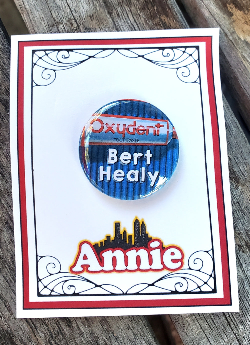 MARY POPPINS "George Banks" Metall Button