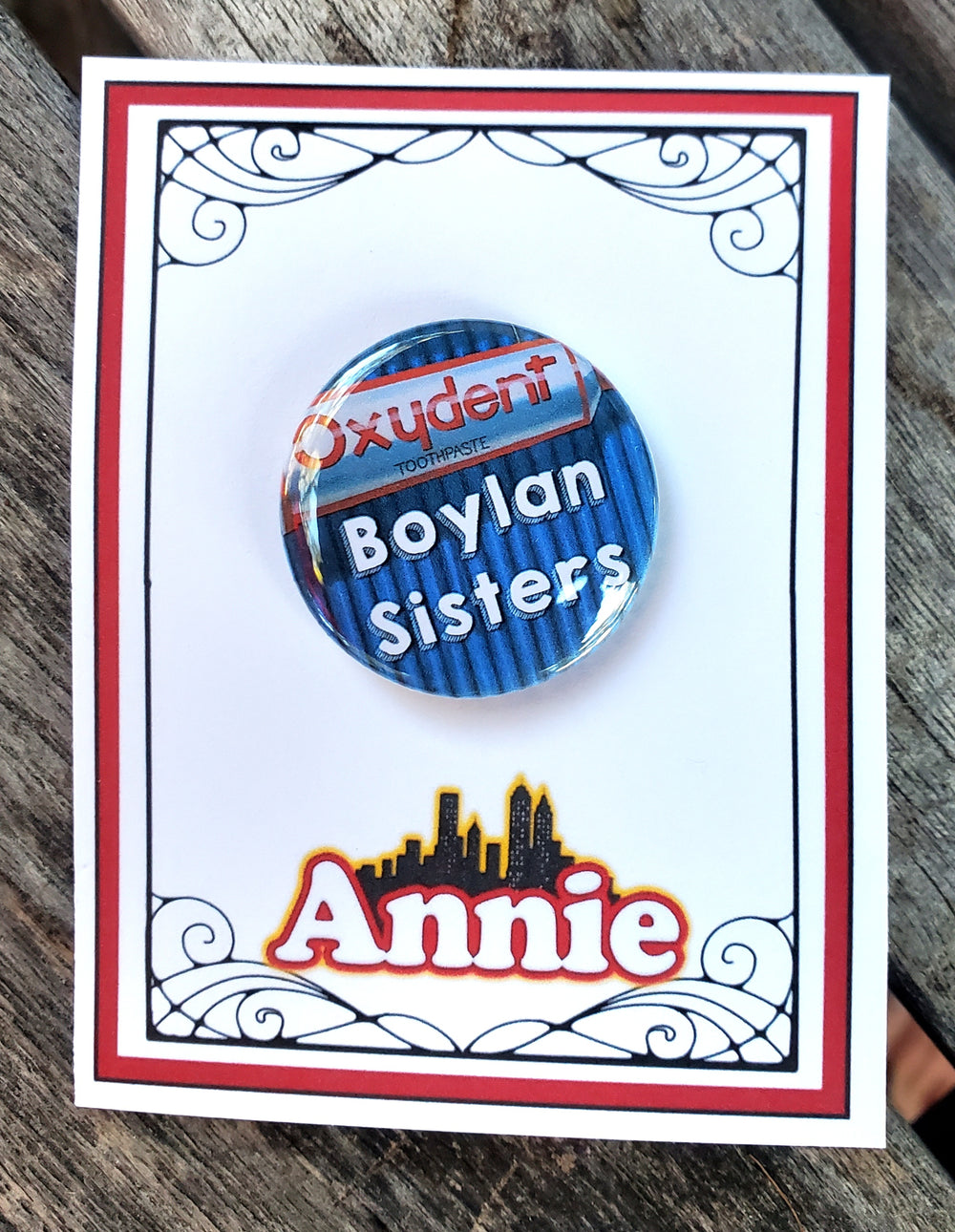 MARY POPPINS "George Banks" Metall Button