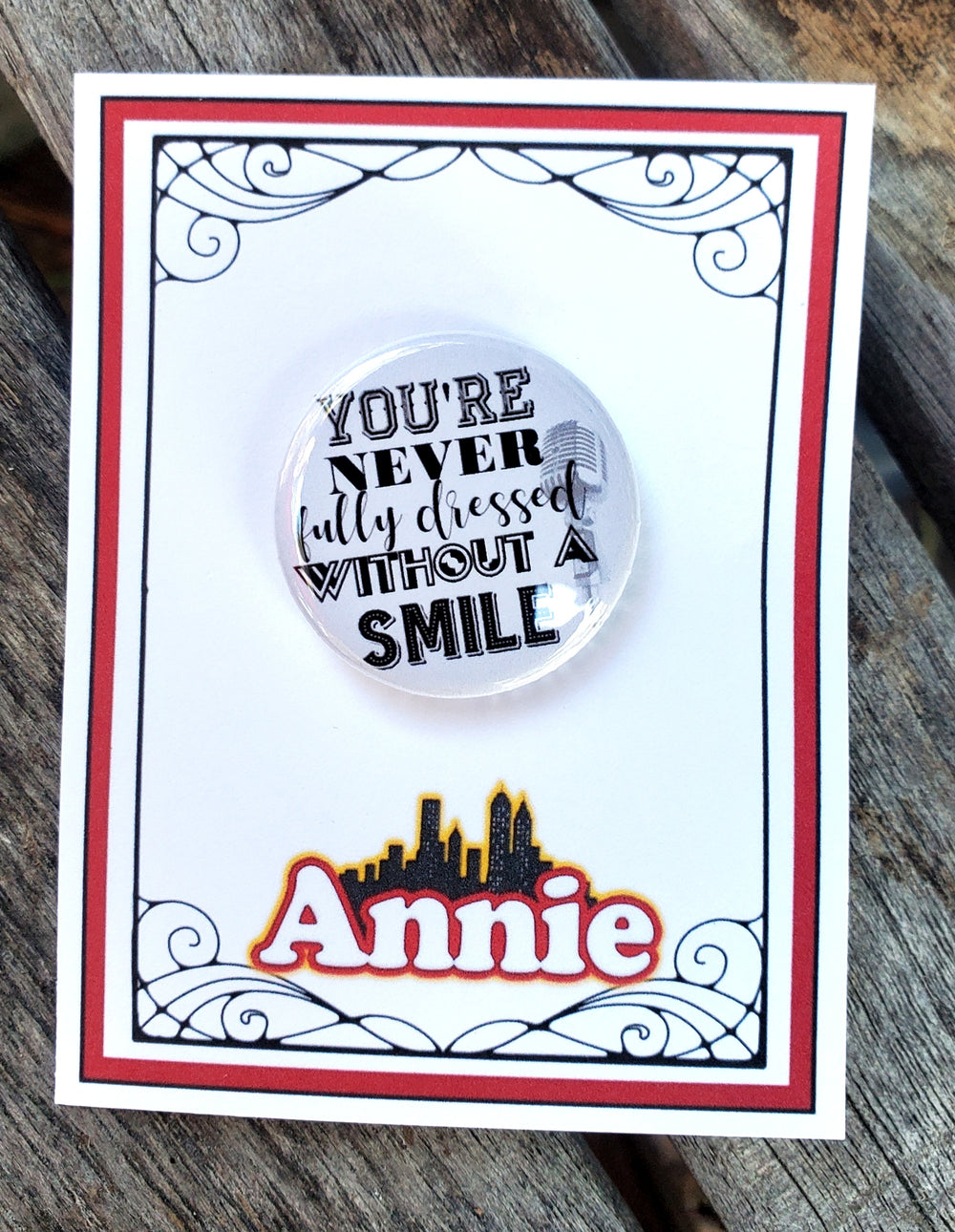 MARY POPPINS "George Banks" Metall Button