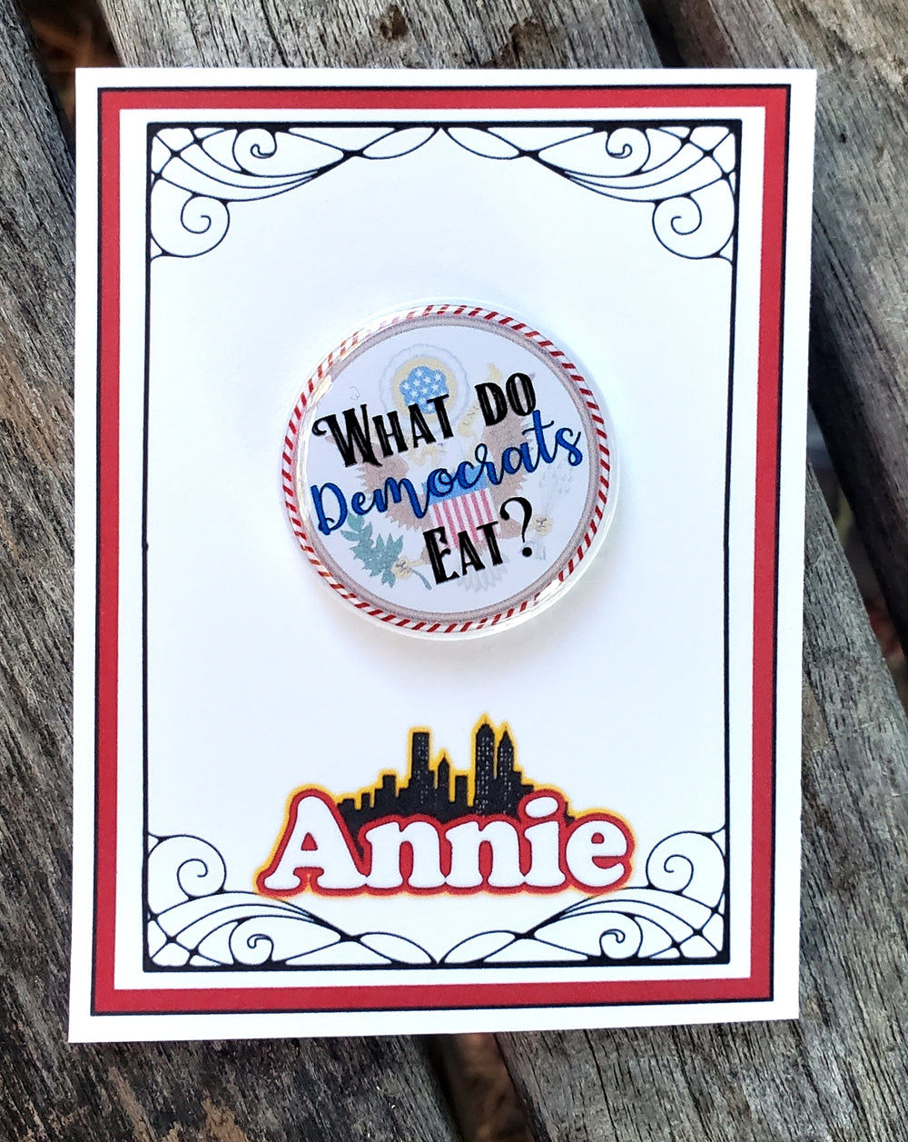 MARY POPPINS "George Banks" Metall Button