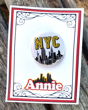 MARY POPPINS "George Banks" Metall Button MARY POPPINS "George Banks" Metall Button