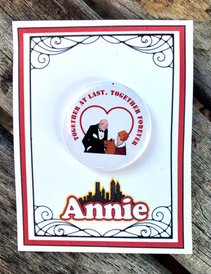 MARY POPPINS "George Banks" Metall Button MARY POPPINS "George Banks" Metall Button