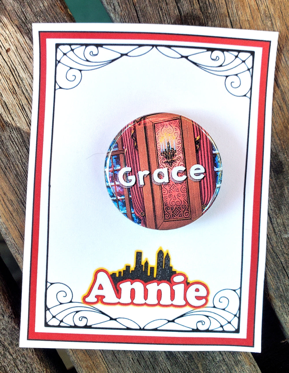 MARY POPPINS "George Banks" Metall Button