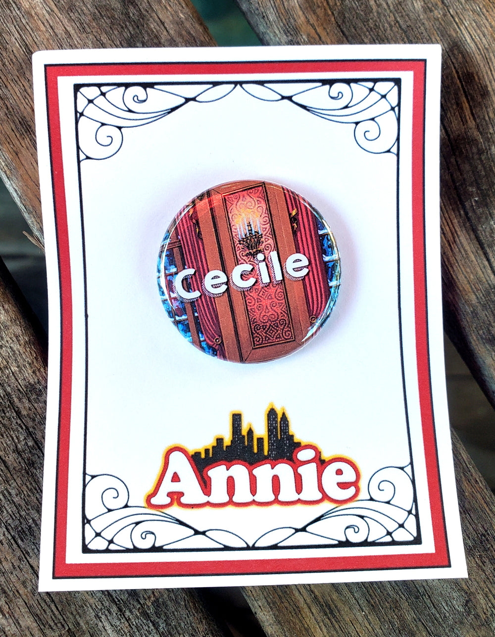 MARY POPPINS "George Banks" Metall Button