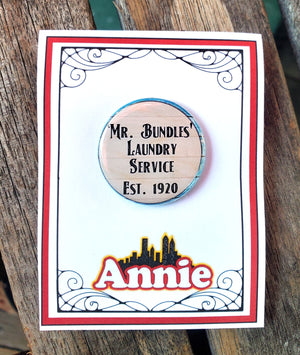 MARY POPPINS "George Banks" Metall Button MARY POPPINS "George Banks" Metall Button