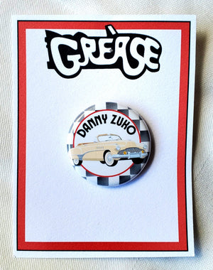 GREASE 'Es gibt schlimmere Dinge, die ich tun könnte' Metall Button GREASE 'Es gibt schlimmere Dinge, die ich tun könnte' Metall Button