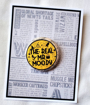 PUFFS "Real Mr. Moody" Metal Pinback Button PUFFS "Real Mr. Moody" Metal Pinback Button