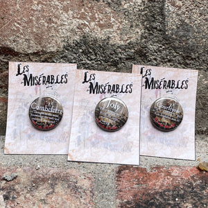 Students of the ABC Cafe - Les Miserables - Barricade Boys Pinback Bundle Students of the ABC Cafe - Les Miserables - Barricade Boys Pinback Bundle