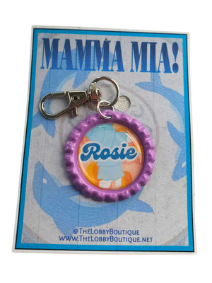 MAMMA MIA "und Punkt, Punkt, Punkt..." Glascabachon-Schlüsselanhänger MAMMA MIA "und Punkt, Punkt, Punkt..." Glascabachon-Schlüsselanhänger