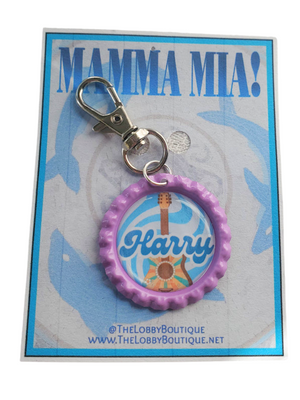 MAMMA MIA "und Punkt, Punkt, Punkt..." Glascabachon-Schlüsselanhänger MAMMA MIA "und Punkt, Punkt, Punkt..." Glascabachon-Schlüsselanhänger