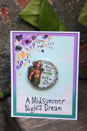 Sommernachtstraum "Oberon" Metall Button Button Sommernachtstraum "Oberon" Metall Button Button