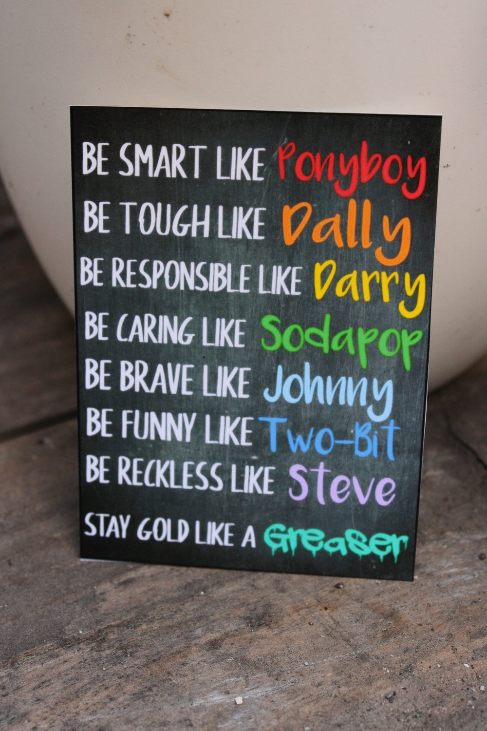 OUTSIDERS "Namen" Magnet