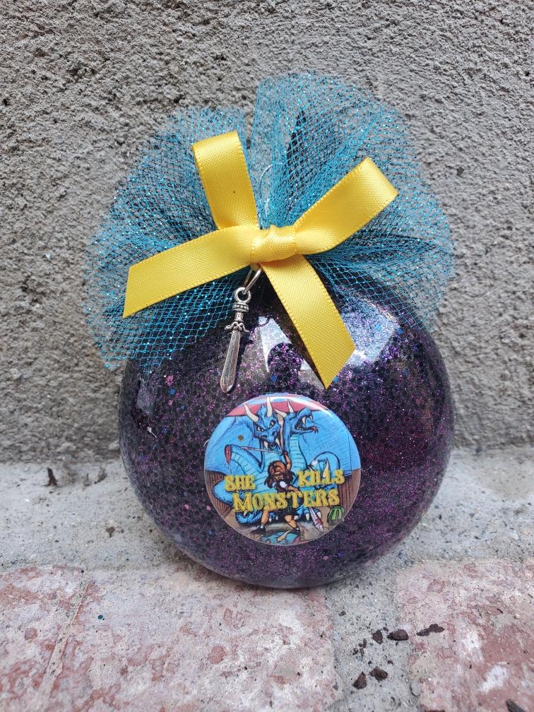 monsters inc christmas ornaments SHE KILLS MONSTERS Christmas Ornament – The Lobby Boutique