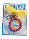 MAMMA MIA "Sky" Bottlecap Keychain