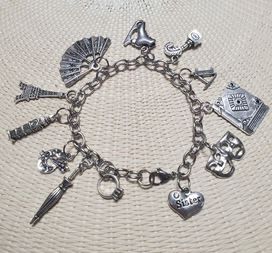 LITTLE WOMEN Louisa May Alcott Charm Bracelet
