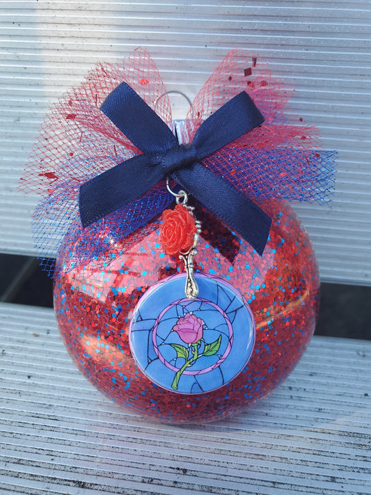 BEAUTY AND THE BEAST Christmas Ornament
