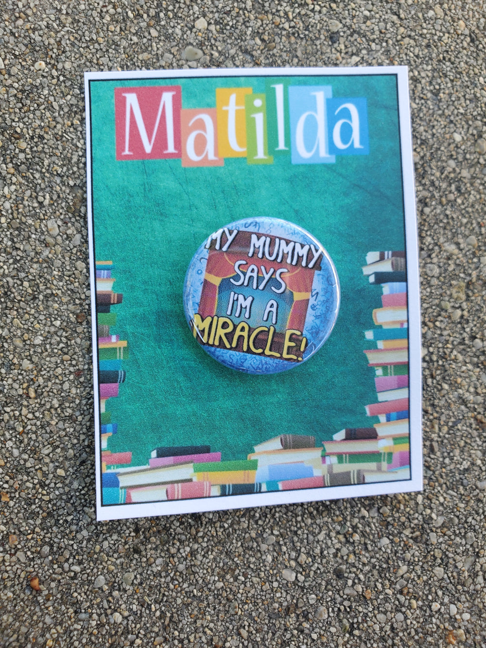 MATILDA "Wunder" Metall Button