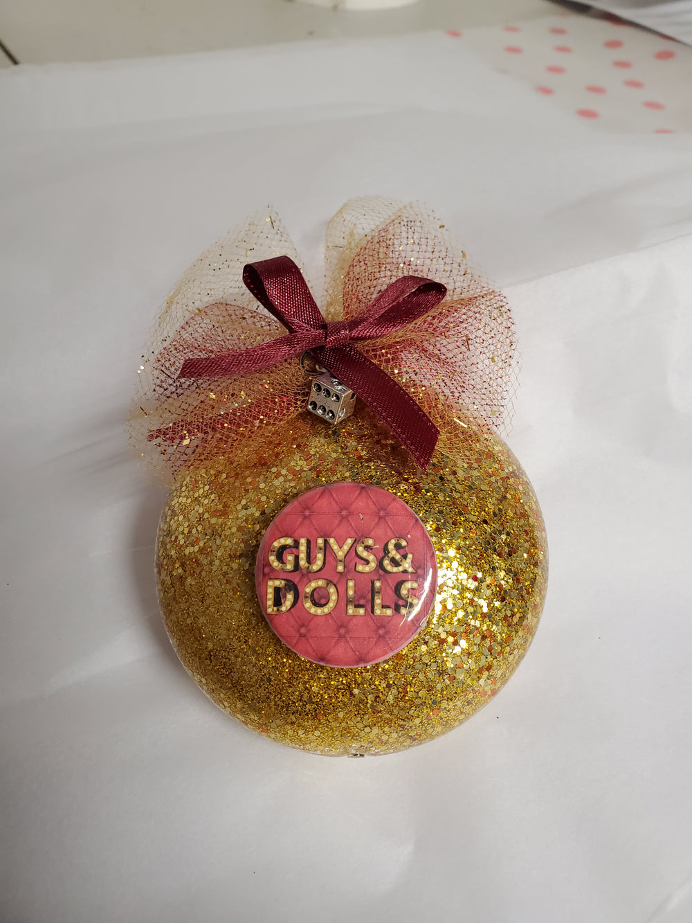 GUYS AND DOLLS Christmas Ornament