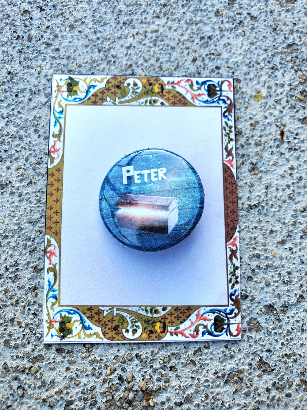 PETER UND STARCATCHER "Peter" Metall Button