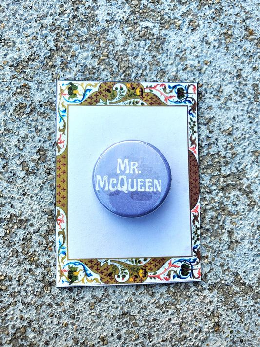 URINETOWN "Mr. McQueen" Metal Pinback Button