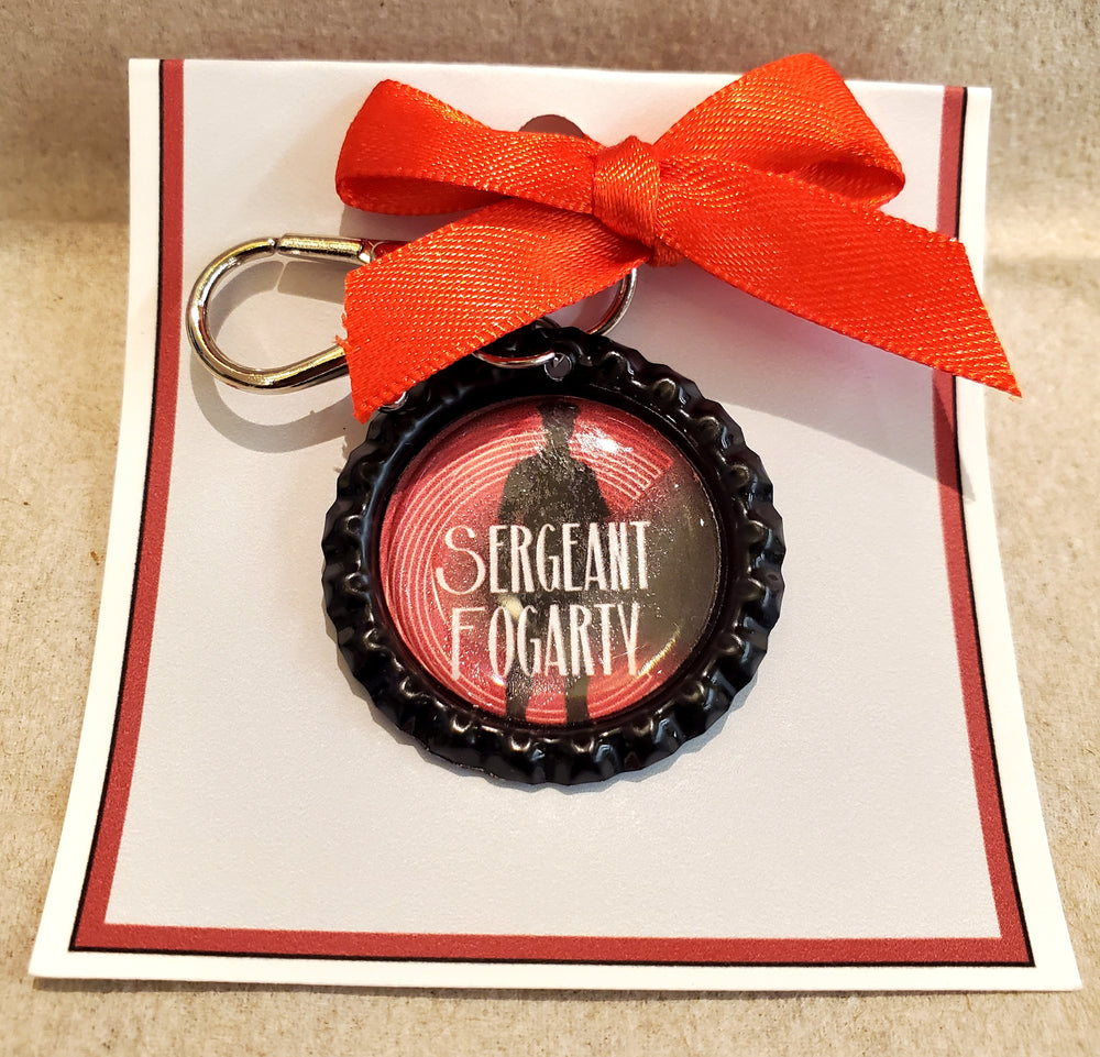 CHICAGO "Sergeant Fogarty" Bottlecap Keychain