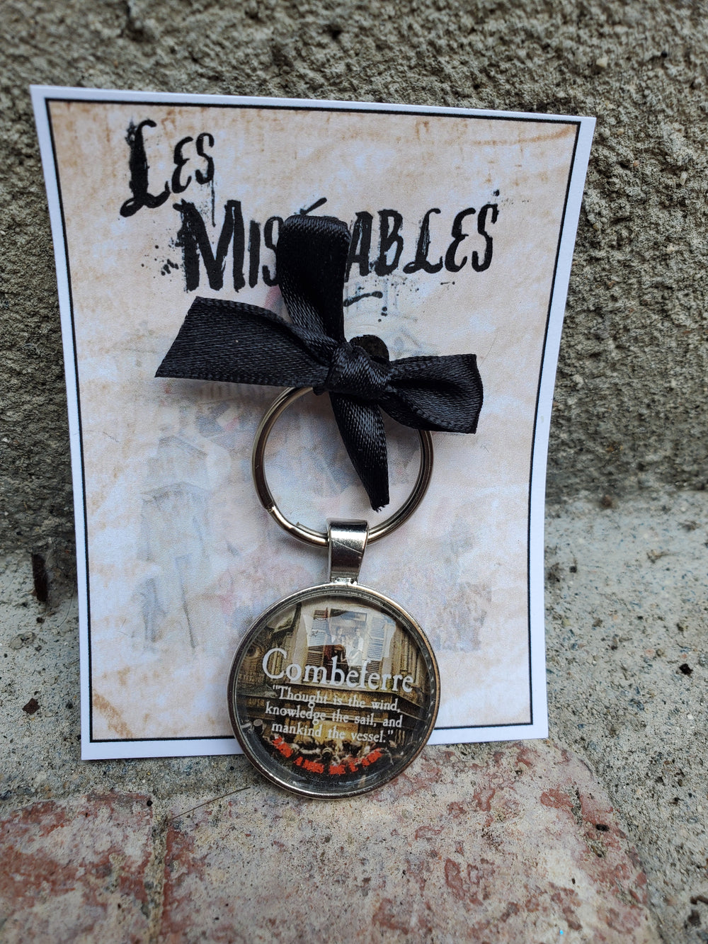 LES MISERABLES "Combeferre" Glass Cabachon Keychain