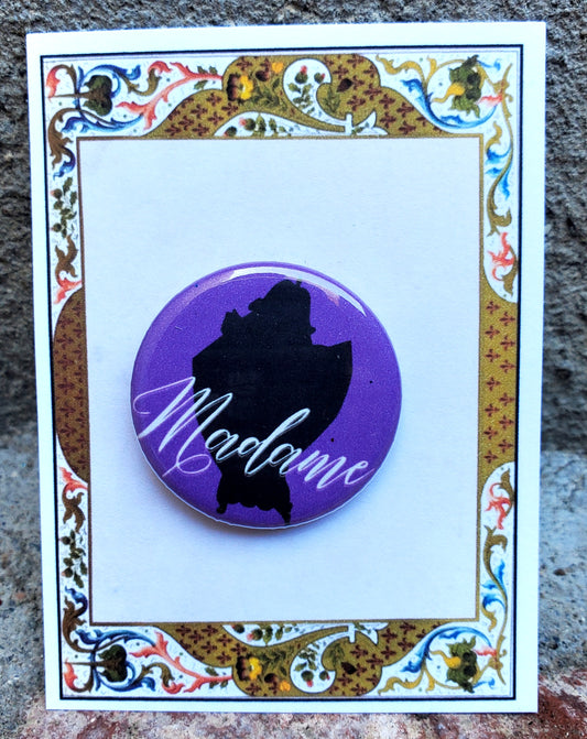 BEAUTY AND THE BEAST "Wardrobe" Metal Pinback Button
