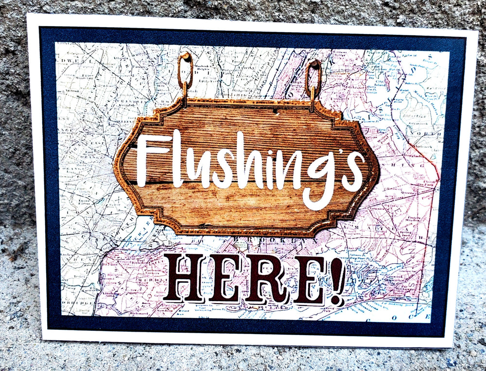 NEWSIES Kühlschrankmagnet „Flushing ist da!“