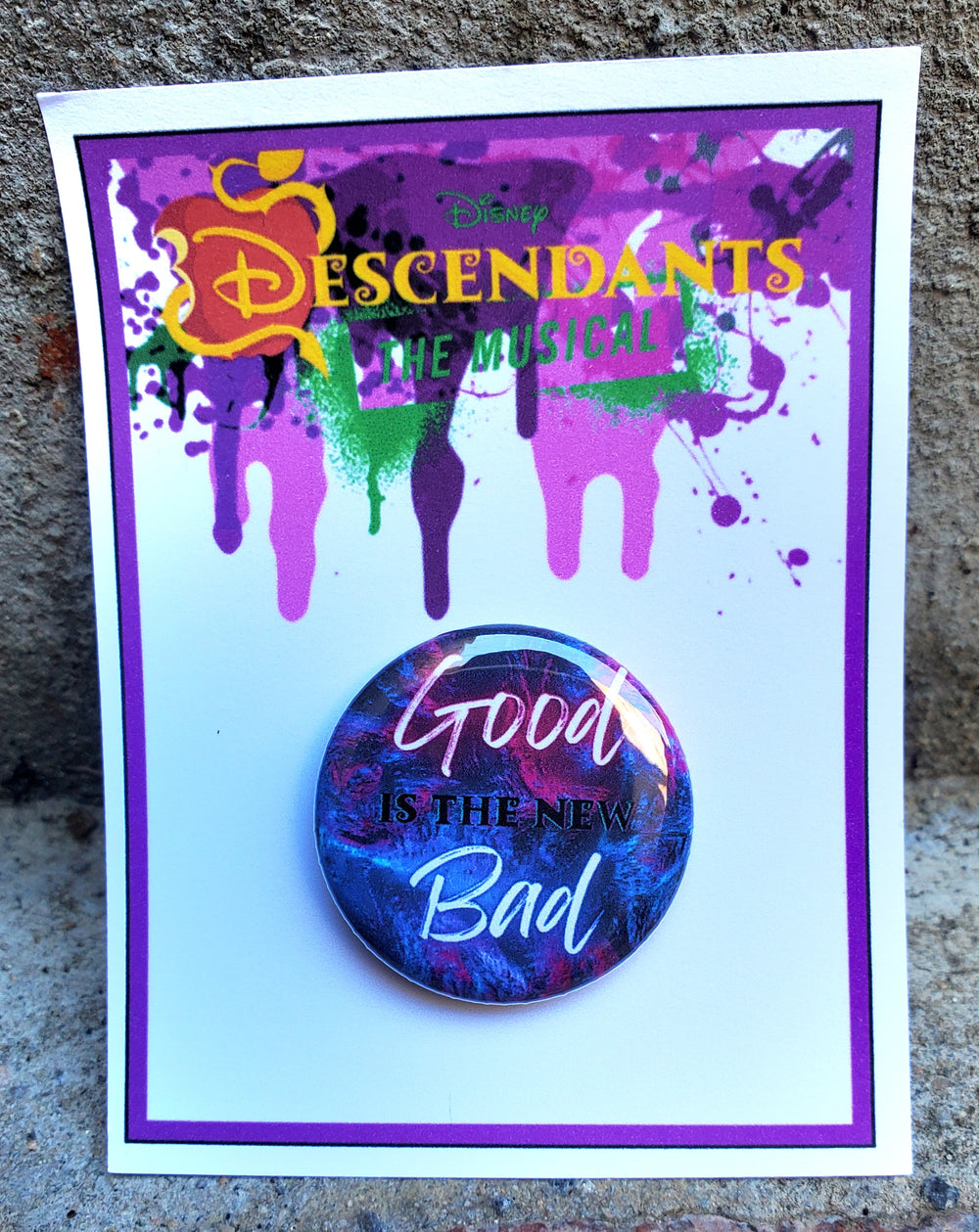 DESCENDANTS "Gut ist das neue Böse" Metall Button