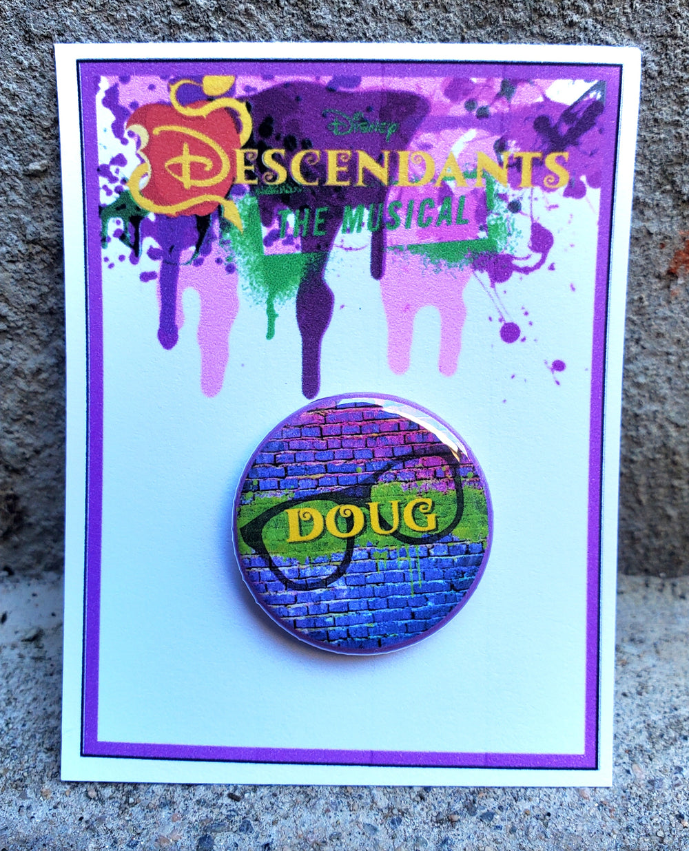 DESCENDANTS "Doug" Metal Pinback Button