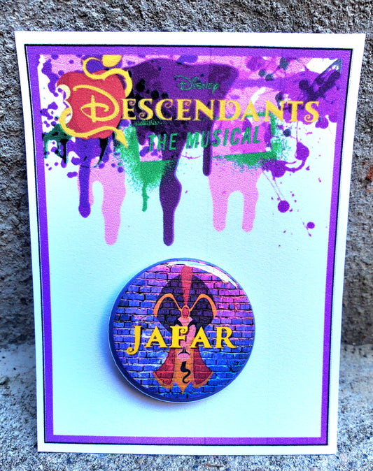 DESCENDANTS "Jafar" Metal Pinback Button