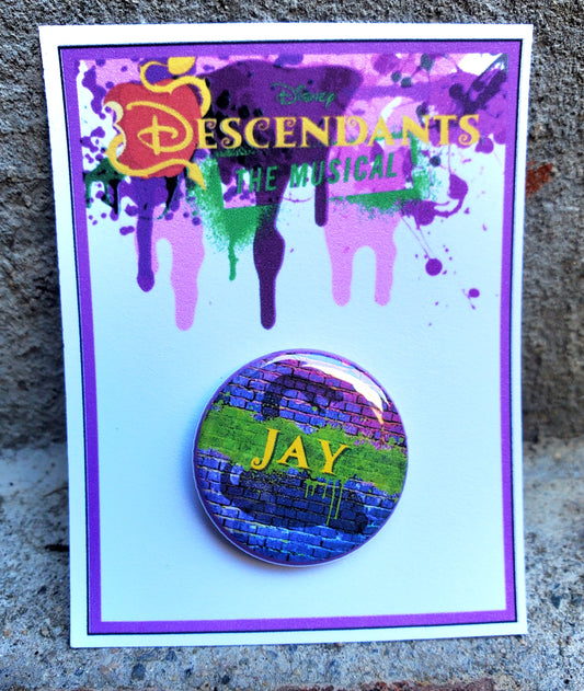 DESCENDANTS "Jay" Metal Pinback Button