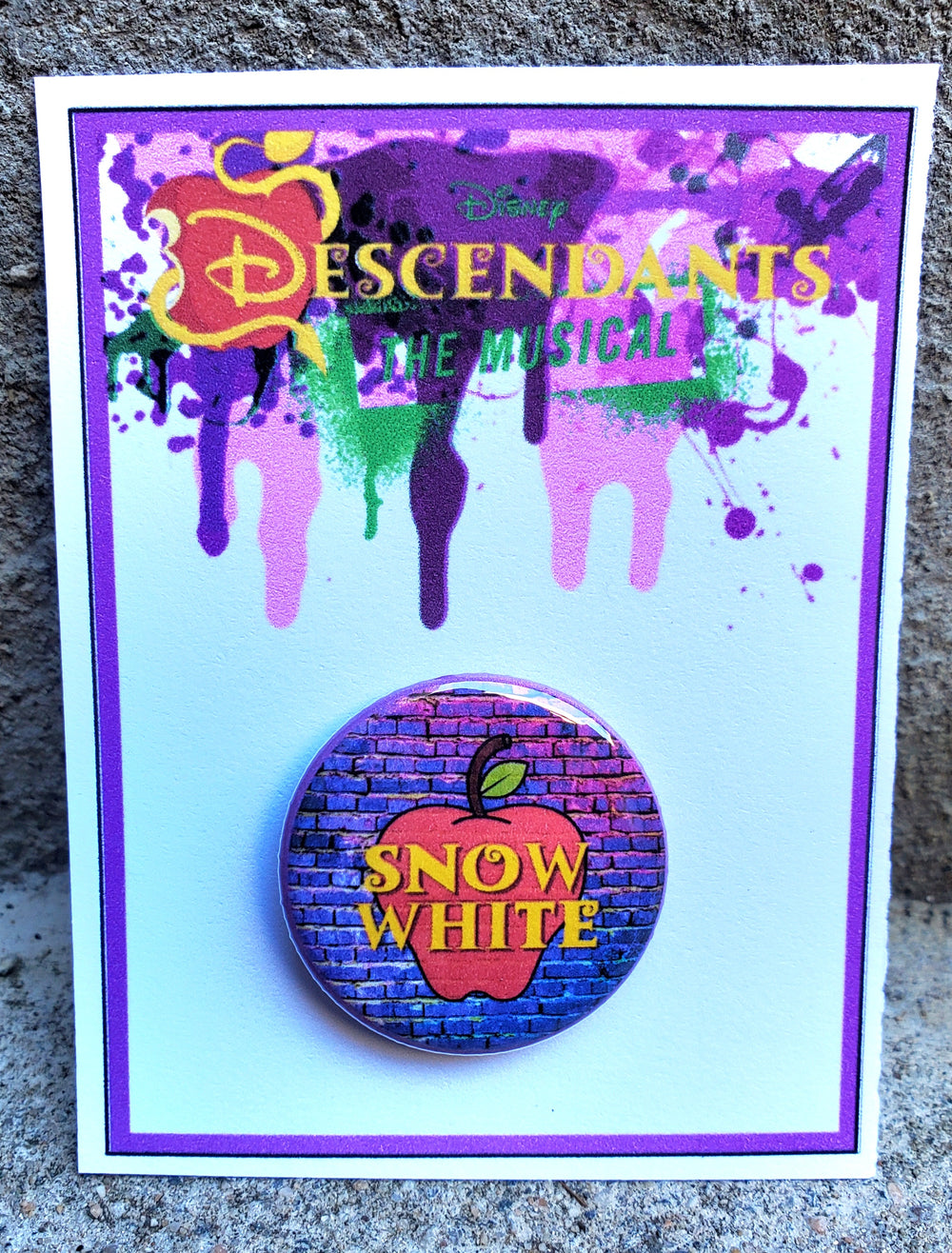 DESCENDANTS "Schneewittchen" Metall Button Button