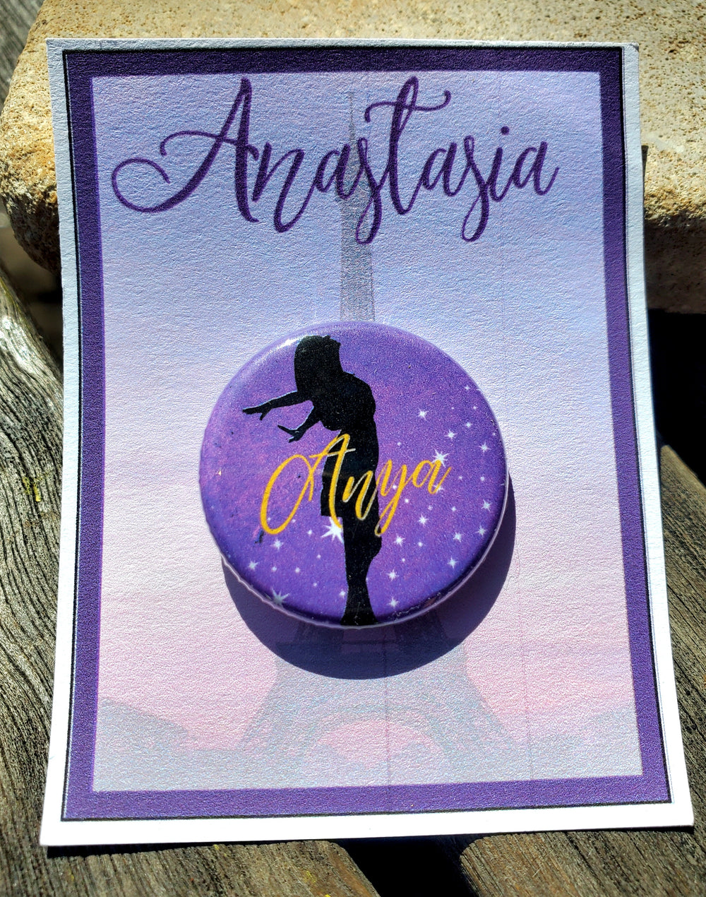 ANASTASIA "Anya" Metal Pinback Button