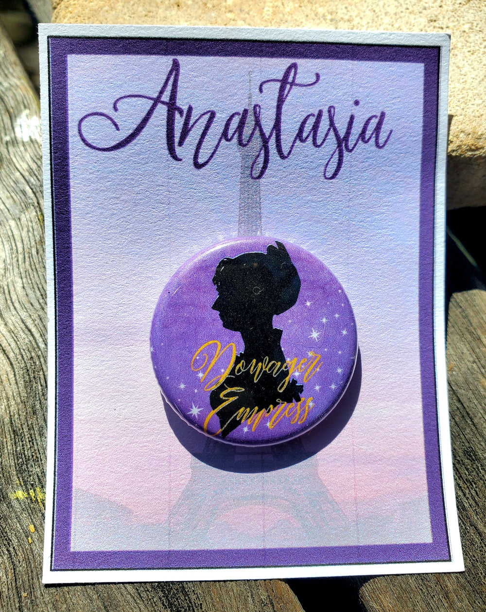 ANASTASIA "Dowager Empress" Metal Pinback Button