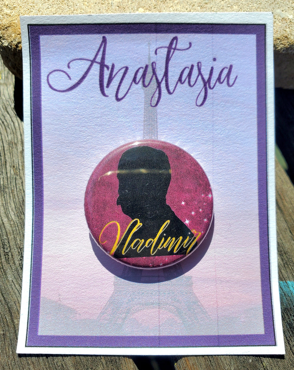 ANASTASIA "Vladimir" Metal Pinback Button