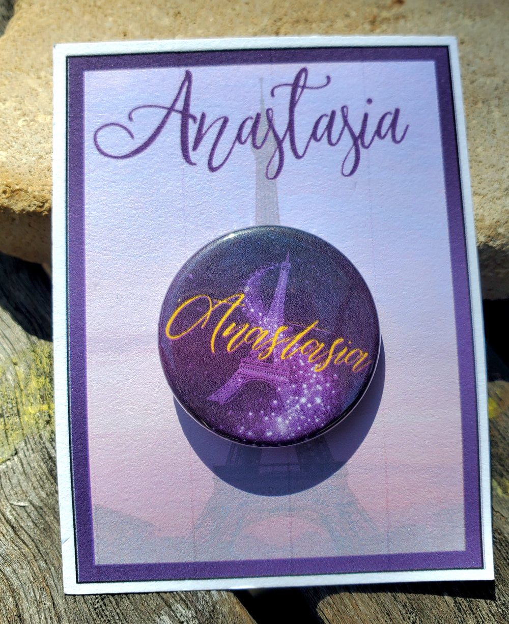 ANASTASIA "Show Logo" Metal Pinback Button