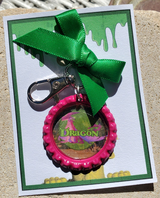 SHREK "Dragon" Bottlecap Keychain