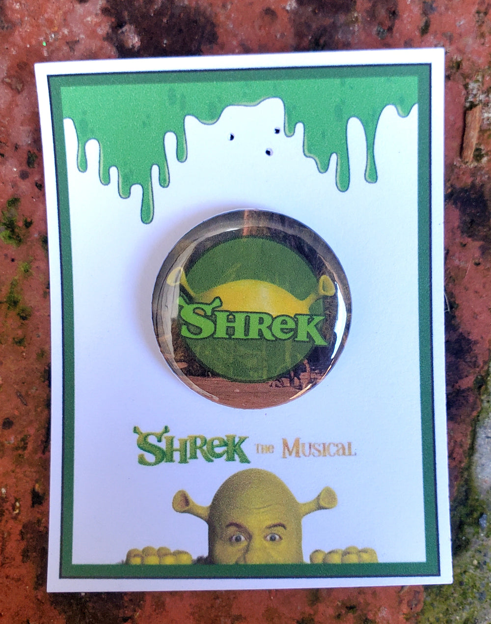 SHREK "Shrek" Metal Pinback Button