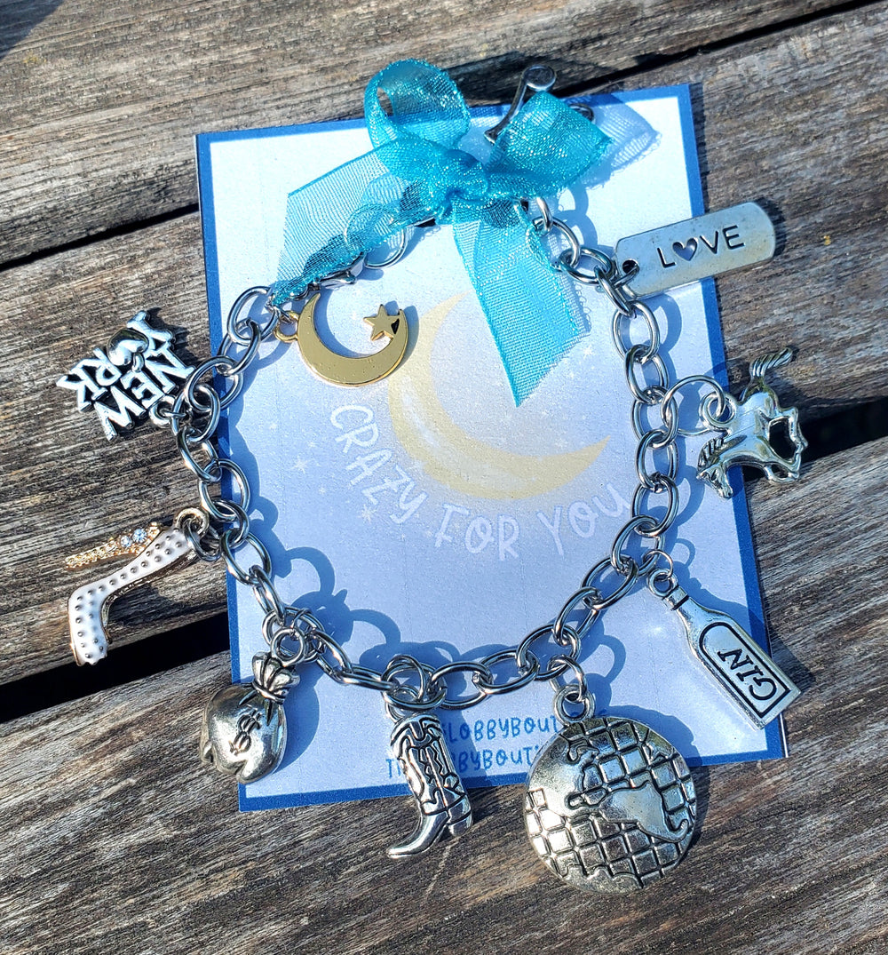 CRAZY FOR YOU Charm Bracelet