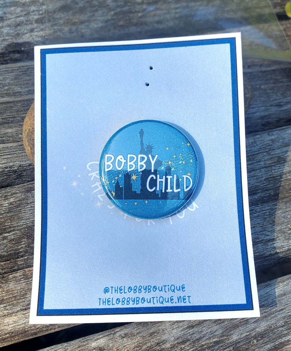 CRAZY FOR YOU "Bobby Child" Metall-Anstecker