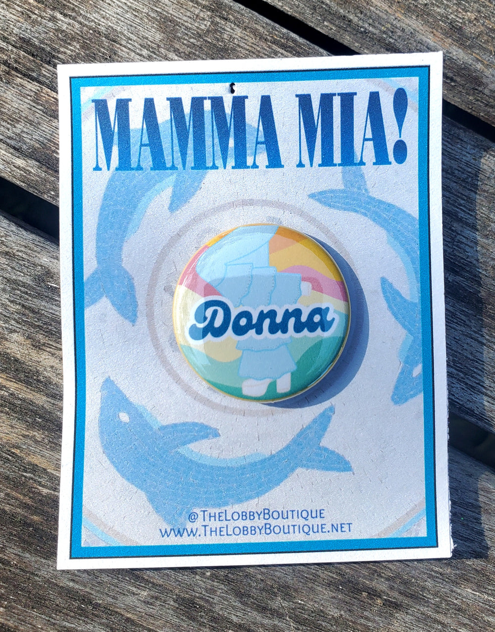 MAMMA MIA "DONNA" Metall-Anstecker